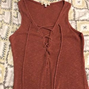 Dusty rose long fitted dress great condition!